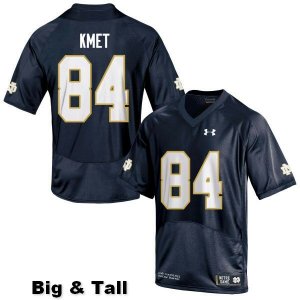 Notre Dame Fighting Irish Men's Cole Kmet #84 Navy Under Armour Authentic Stitched Big & Tall College NCAA Football Jersey VDD4199LZ